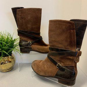 UGG Women’s Lorraine Boots Size 7 Distressed Leath